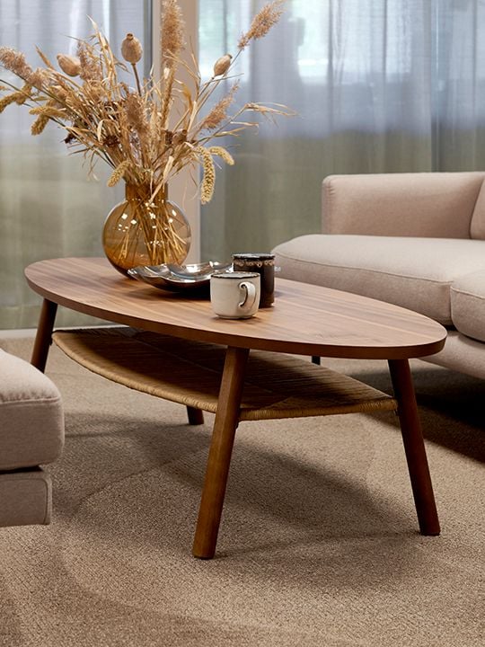 A walnut veneer STOCKHOLM coffee table